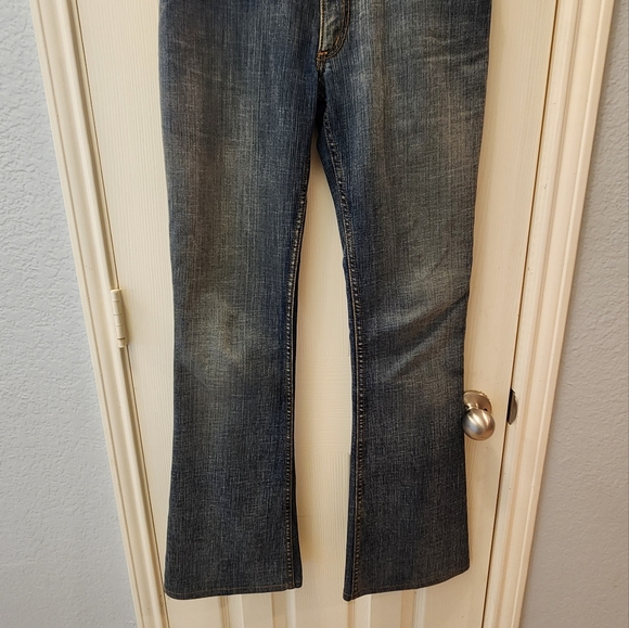 Hart & Huntington Tattoo Co Embroidered Skull & Keys Low Rise Jeans Size 26 - Picture 6 of 6